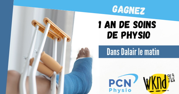 Gagnez 1 an de soins de physio grâce à PCN Physio!