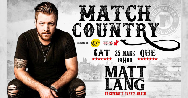 Vivez le match country en gang !