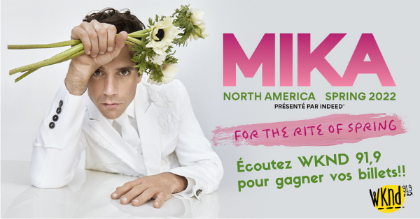 Gagnez votre paire de billets pour Mika au Centre Vidéotron !