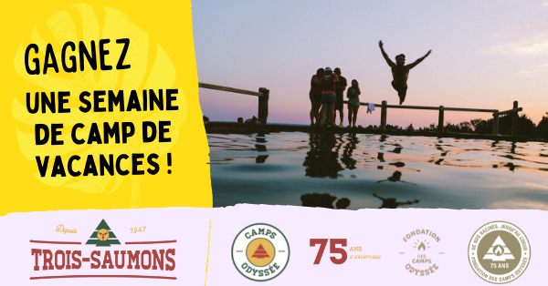 Gagnez une semaine de camp de vacances !