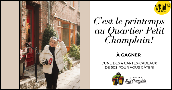 C’est le printemps au Quartier Petit Champlain!