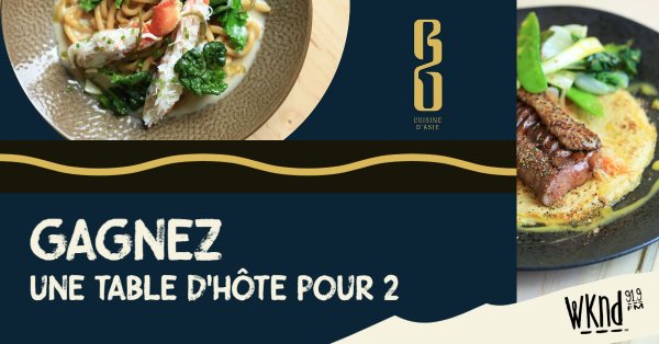 Le menu du BŌ Cuisine d'Asie selon Dalair le matin