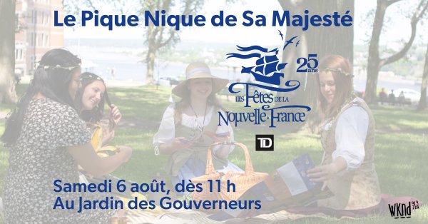 Le Roi invite les WKNDers à son pique-nique !