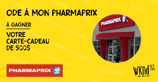 L'Ode à Pharmaprix de Martin