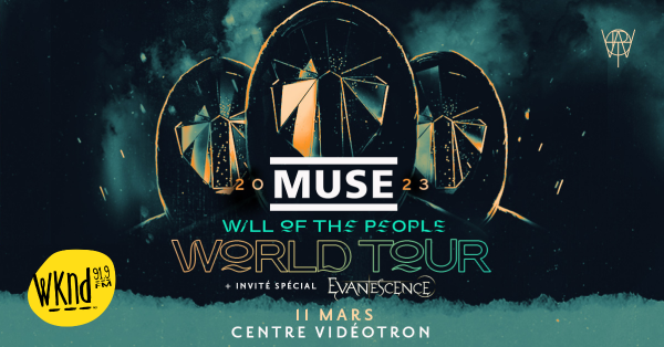 Gagnez votre paire de billets pour Muse au Centre Vidéotron !
