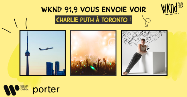 Voyez Charlie Puth à Toronto !