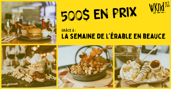 Destination Beauce vous présente la Semaine de l'érable!