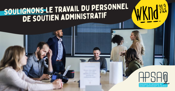 Bonne semaine du personnel de soutien administratif!