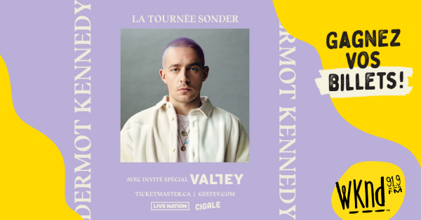Gagnez vos billets pour Dermot Kennedy au Centre Vidéotron!
