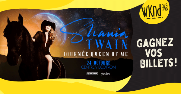 Gagnez vos billets pour Shania Twain au Centre Vidéotron!