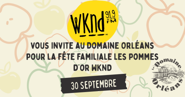 Le retour de la Chasse aux pommes d'or WKND!