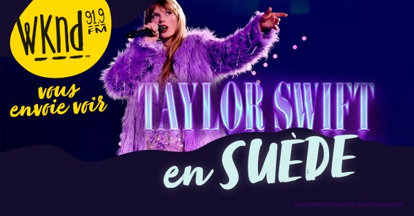 Taylor Swift en Suède - Sur le terrain