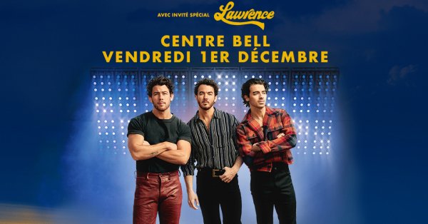 Gagnez votre paire de billets pour les Jonas Brothers