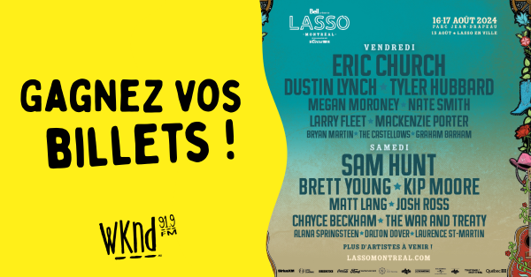 Gagnez vos laissez-passer pour LASSO!