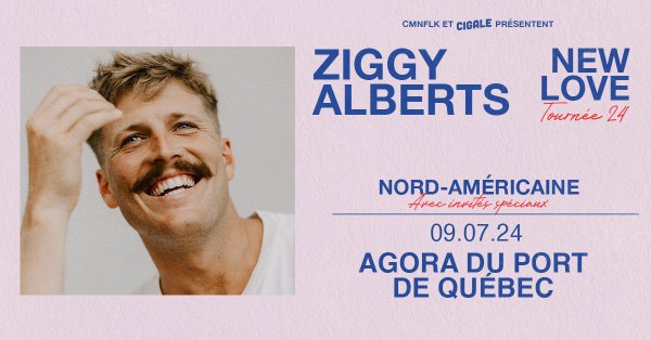 Gagnez vos billets pour Ziggy Alberts