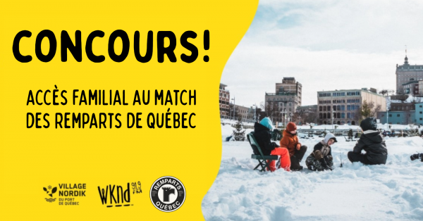 Gagnez votre accès familial au match des Remparts!