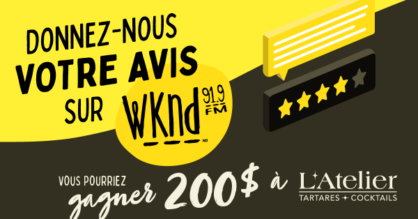 Que pensez-vous de WKND 91,9? 