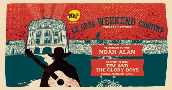 Gagnez vos billets pour le GROS WEEKEND COUNTRY!