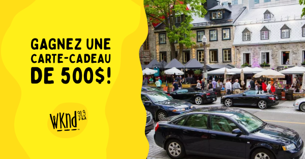 Gagnez une carte-cadeau de 500$ à dépenser sur la Grande-Allée!