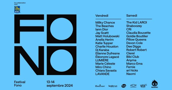 Gagnez votre paire de laissez-passer OR pour le Festival Fono