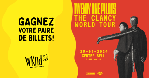 Gagnez vos billets pour Twenty One Pilots