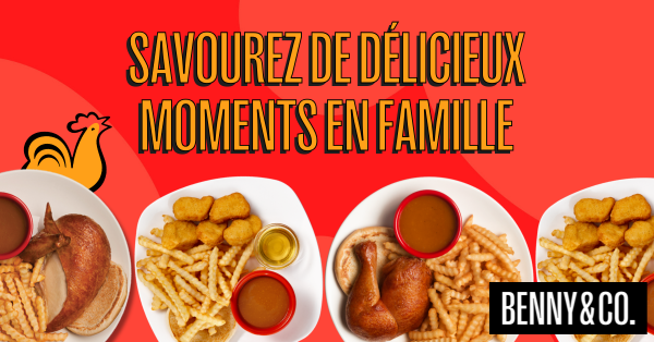 Benny vous gâte pour la relâche!