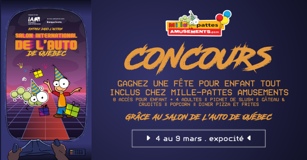 Une fête d'enfant à gagner