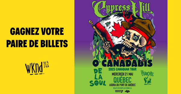 Gagnez vos billets pour Cypress Hill