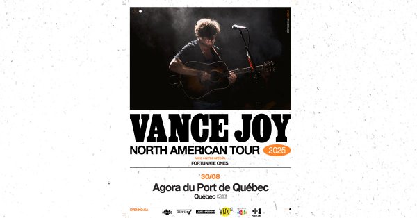 Gagnez un meet & greet avec Vance Joy!