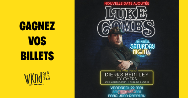 Gagnez vos billets pour Luke Combs