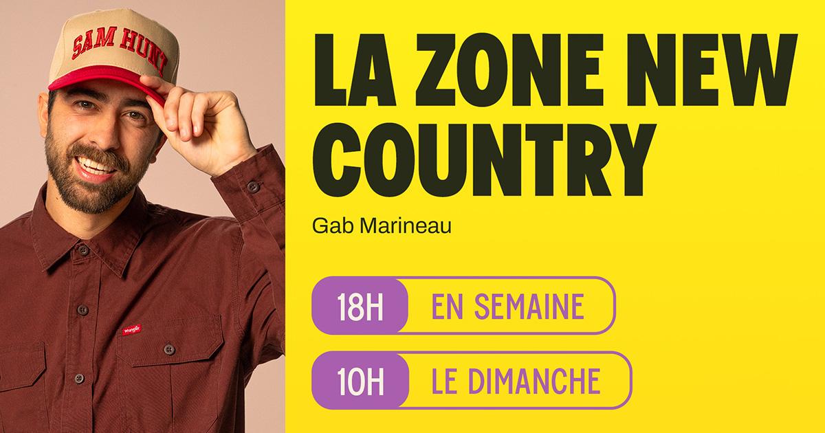 Zone New Country - Émission du 1er juin avec Zach Chico et Fred Dionne