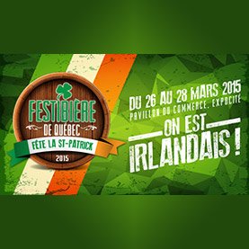 Festibière de Québec fête la St-Patrick