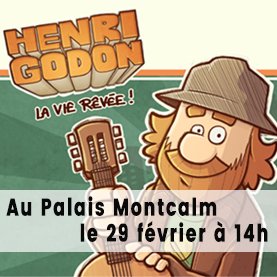 Henri Godon et le bedon band au Palais Montcalm