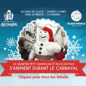Le Carnaval dans le Quartier Petit Champlain!