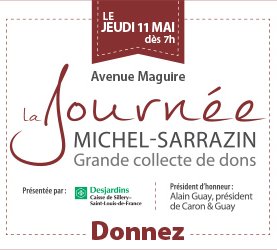 Collecte de dons Michel-Sarrazin
