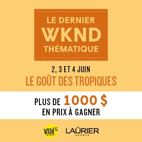 Tous les goûts mènent à Laurier Québec! 