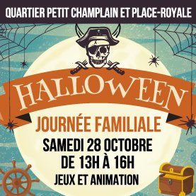 Venez fêter l'Halloween au Quartier Petit Champlain et Place Royale