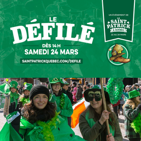 Le Défilé de la Saint-Patrick de Québec