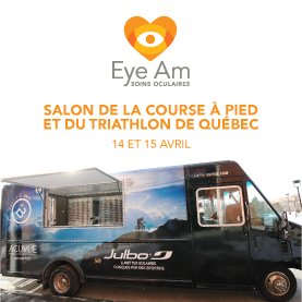 Eye Am au Salon de la course à pied et du triathlon de Québec