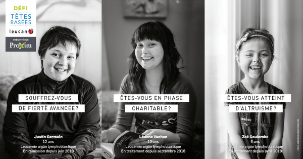 Défi têtes rasées 2019 - Leucan