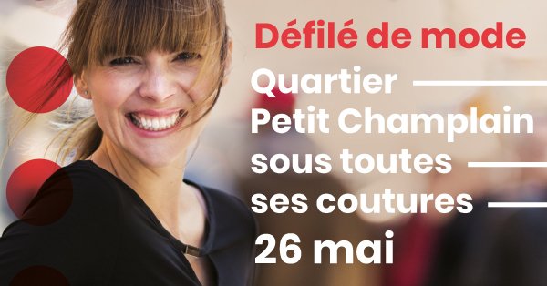 Défilé de mode au Quartier Petit Champlain 