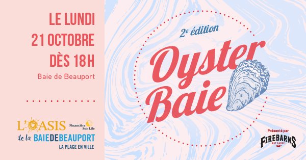 Oyster Baie - 2e édition