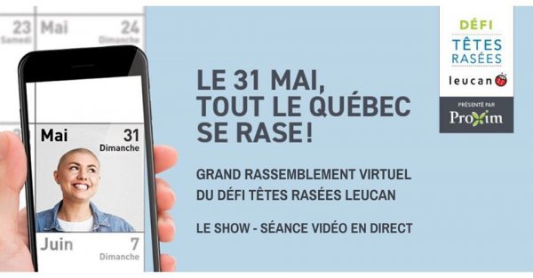 Défi têtes rasées virtuel!