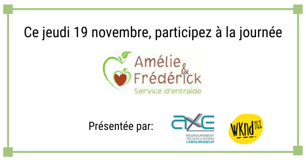 Journée Amélie et Frédérick