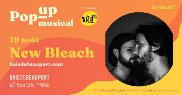 WKND 91,9 présente : New Bleach à la Baie de Beauport 