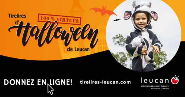 Tirelires d'Halloween de Leucan!