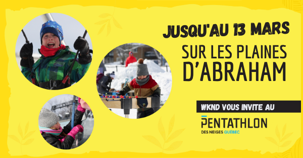 La relâche selon WKND 91,9 et le Pentathlon des neiges