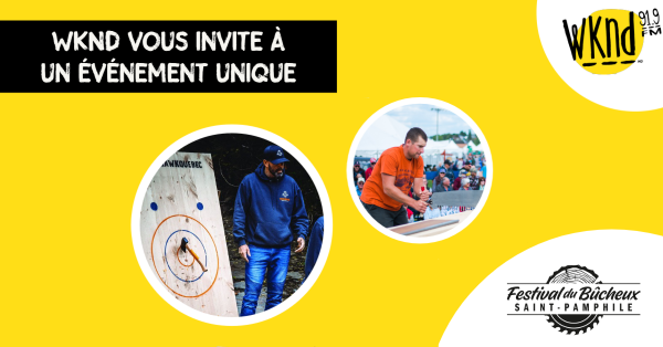 Matt Lang en show au Festival du bûcheux !