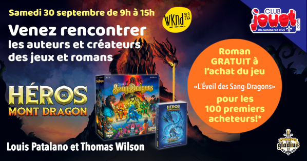 Lancement du jeu l’Éveil des Sang-Dragons!