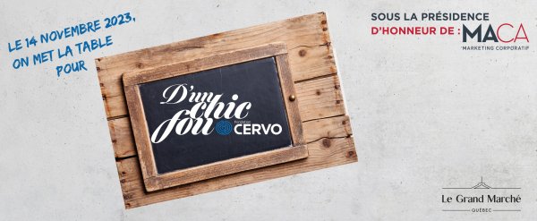 On met la table pour "D'un Chic Fou"!
